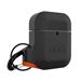 UAG puzdro Silicone Case pre Apple Airpods - Black/Orange 10185E114097