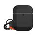 UAG puzdro Silicone Case pre Apple Airpods - Black/Orange 10185E114097