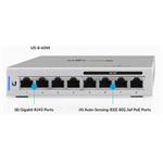 Ubiquiti UniFi Switch US-8-60W - Přepínač - řízený - 4 x 10/100/1000 + 4 x 10/100/1000 (PoE) - desk