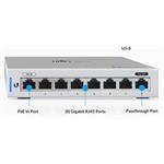 Ubiquiti UniFi Switch US-8 - Přepínač - řízený - 7 x 10/100/1000 + 1 x 10/100/1000 (PoE Passthrough