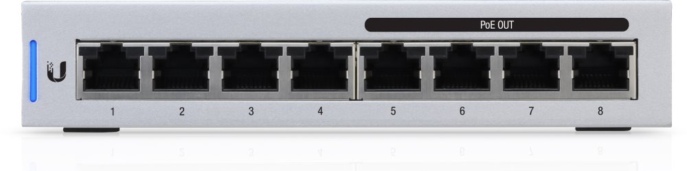 UBNT UniFi Switch, 8-Port, 4x PoE Out, 60W, 5pack US-8-60W-5