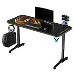 ULTRADESK Herný stôl FRAG - GOLD V3, 140x60 cm, 76 cm, s XXL podložkou pod myš, s ultradesk BEAM, d UDESK-FG-GD