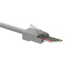 Univerzální EASY konektor RJ45 CAT5E STP 8p8c na drát i licnu, 100ks SXRJ45-5E-STP-EASY