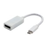 USB (3.1) Adaptér, USB C (3.1) M-DisplayPort F, 0, biely, 4K2K@30Hz KAU3CDFW01