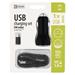 USB adaptér do auta 2,1A + micro USB kabel + USB-C redukcia 8592920067123