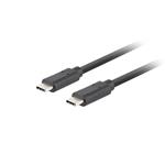 USB-C M/M 3.1 GEN 2 kabel 0,5m 10GB/S PD100W černá CA-CMCM-32CU-0005-BK