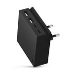 USBePower Hide Mini 27W 4-in-1 wall charger - Black MHPWLEUBLK