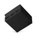 USBePower Hide Mini 3-in-1 wall charger - Black MINIHIDEBLK