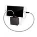 USBePower Hide Mini 3-in-1 wall charger - Black MINIHIDEBLK