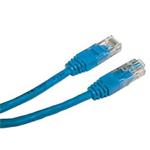 UTP patchcord, Cat.5e, RJ45 M-0.25m, netienený, modrý, economy KB025CNS01