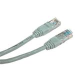 UTP patchcord, Cat.5e, RJ45 M-0.5m, netienený, šedý, economy KB005ANS01