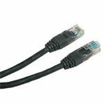 UTP patchcord, Cat.5e, RJ45 M-3m, netienený, čierny, economy KB030BNS01