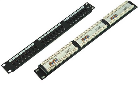 UTP Patchpanel, Cat.5e, 24-Port 4001