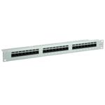 Value Patch panel 19" 24port cat.6, netienený, 1U, sivý 26990355