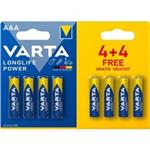 Varta LR03/4+4 Longlife POWER 4903 409665,00