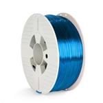 VERBATIM 3D Printer Filament PET-G 2.85mm ,123m, 1000g blue transparent 55064