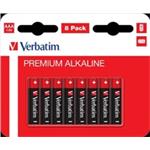 VERBATIM Alkalické baterie AAA, 8 PACK , LR03 49502