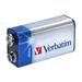 VERBATIM baterie 9V Alkalická blister 1pck/BAL