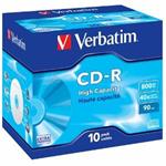 Verbatim CD-R, 43428, DataLife, 10-pack, 800MB, Extra Protection, 40x, 90min., 12cm, bez možnosti p