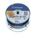 Verbatim DVD+R, 97693, DataLife PLUS, 50-pack, 8.5GB, 8x, 12cm, General, Double Layer, cake box, Wi