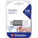 VERBATIM Flash Disk 128GB DataBar USB 2.0 Drive, šedá 49456