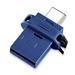 VERBATIM FLASH Store 'n' Go Dual Drive USB 3.0/USB C 64GB blue 49967