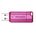 VERBATIM FLASH USB2.0 16GB HI-SPEED STORE'N'GO Pinstripe Hot Pink 49067