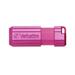 VERBATIM FLASH USB2.0 16GB HI-SPEED STORE'N'GO Pinstripe Hot Pink 49067