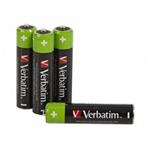 VERBATIM Nabíjecí baterie AAA Premium 4-Pack 2600 mAh HR03 49514