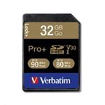 Verbatim pamäťová karta SDXC Pro+, 32GB, SDXC, 49196, UHS-I U3