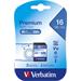 Verbatim Secure Digital Card, 16GB, SDHC, 43962, UHS-I U1 (Class 10)