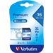 Verbatim Secure Digital Card, 16GB, SDHC, 43962, UHS-I U1 (Class 10)