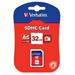 Verbatim Secure Digital Card, 32GB, SDHC, 43963, UHS-I U1 (Class 10)