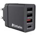 VERBATIM Univerzální adaptér CHR-30EU2, 30W, 1x USB-C, 3x USB černá 49700