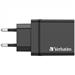 VERBATIM Univerzální adaptér CHR-30EU2, 30W, 1x USB-C, 3x USB černá 49700