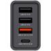 VERBATIM Univerzální adaptér CHR-30EU2, 30W, 1x USB-C, 3x USB černá 49700