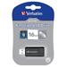 Verbatim USB flash disk, 2.0, 16GB, Store,N,Go PinStripe, čierny, 49063