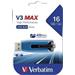 Verbatim USB flash disk, 3.0, 16GB, Store ,n, Go V3 MAX, modrý, 49805