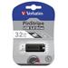 Verbatim USB flash disk, 3.0, 32GB, Store,N,Go PinStripe, čierny, 49317