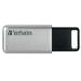 Verbatim USB flash disk, 3.0, 64GB, Secure Pro, strieborný, 98666, šifrovaný, GDPR