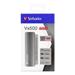 VERBATIM Vx500 EXTERNAL SSD Drive 120GB silver USB-C 47441