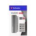 VERBATIM Vx500 EXTERNAL SSD Drive 120GB silver USB-C 47441