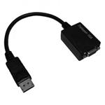 Video Redukcia, DisplayPort M-VGA (D-Sub) F, 0, čierna KABDACFK01