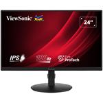 ViewSonic VA2408-HDJ / 23,8"/ IPS/ 16:9/ 1920x1080/ 5ms/ 100Hz/ 250cd/m2/ HDMI / VGA / DP / výšk. nast.