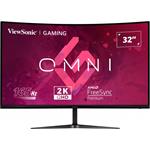 ViewSonic VX3218C-2K / 32" prohnutý / VA / 16:9/ 2560x1440 / 165Hz/ 1ms/ 250cd/m2 / Freesync premium / 2xHDMI / DP