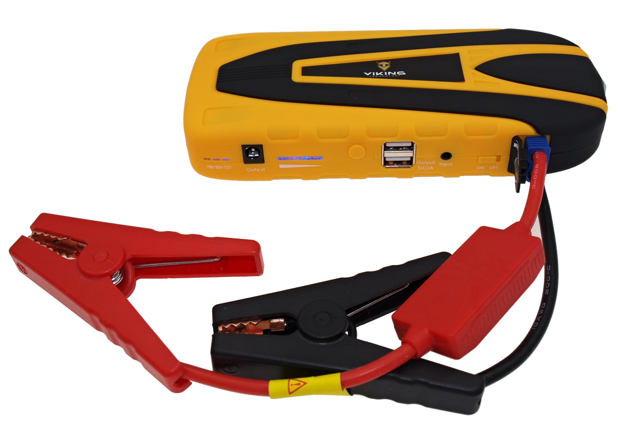 VIKING Car Jump Starter Zulu 16 16000mAh PLUS - Notebook powerbank, Žlutá CJSZ16YP