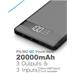 VIKING POWER BANK PN-962 QC3.0 20000mah, QUICK CHARGE 3.0, Černá PN962B