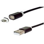 Virtuos datový kabel micro USB, magnetický, nabíjecí, 1,8 m HAA2407