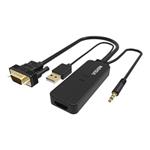 VISION Professional - Konvertor rozhraní videa - HDMI / VGA / audio / USB - USB, HD-15 (VGA), stere TC-VGAHDMI/BL