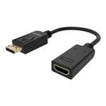 VISION Professional - Video adaptér - DisplayPort / HDMI - DisplayPort (M) do HDMI (F) - černá - po TC-DPHDMI/BL